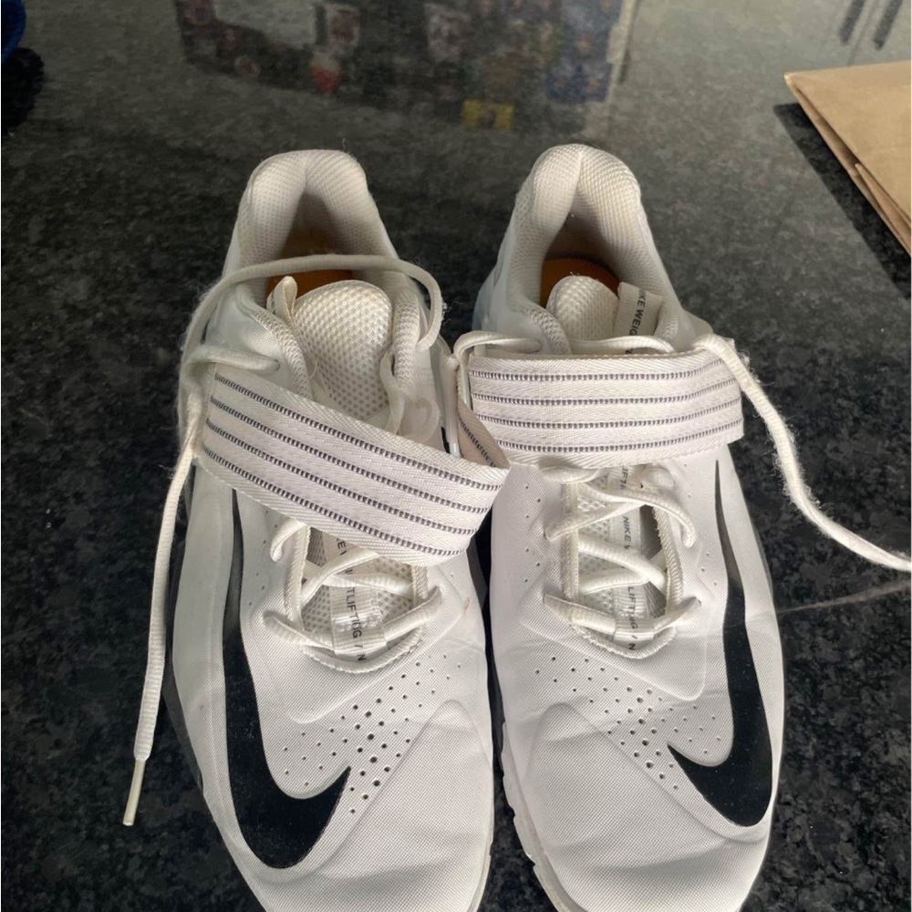 Nike White and Black Athletic Shoes